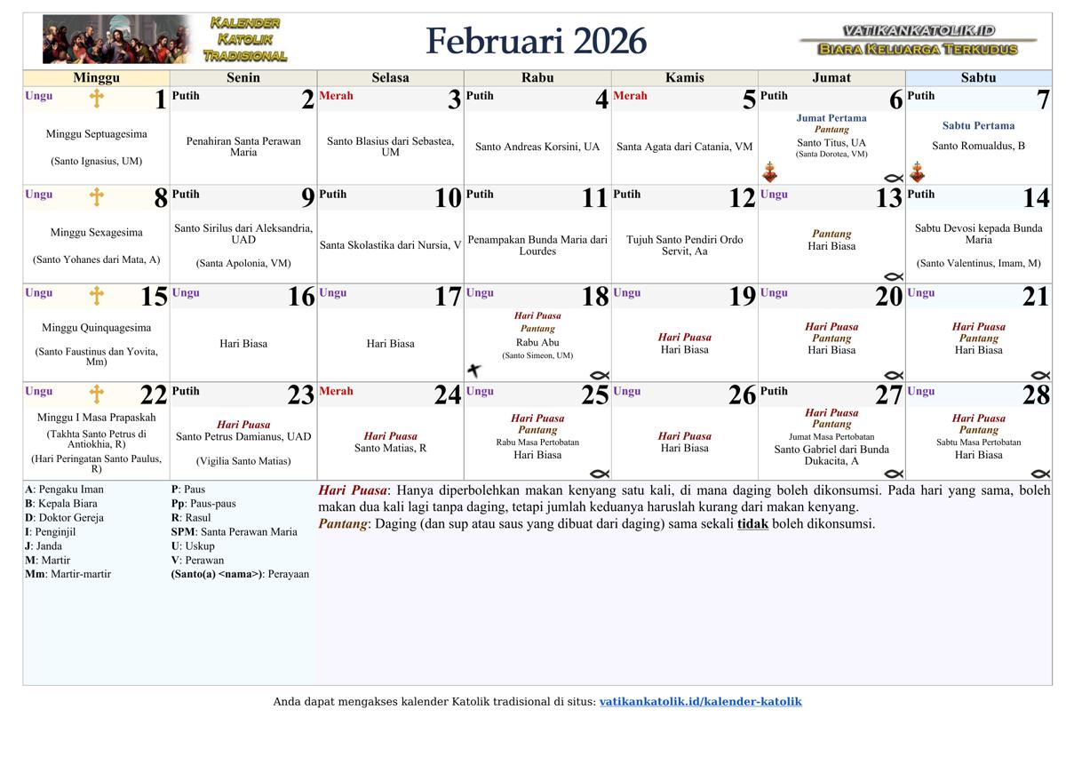 Bulan Februari 2026