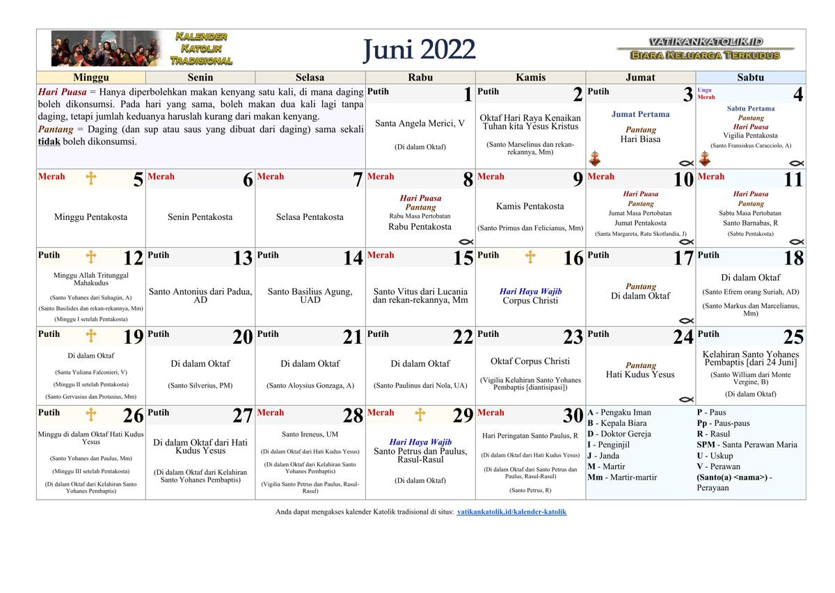 Bulan Juni 2022
