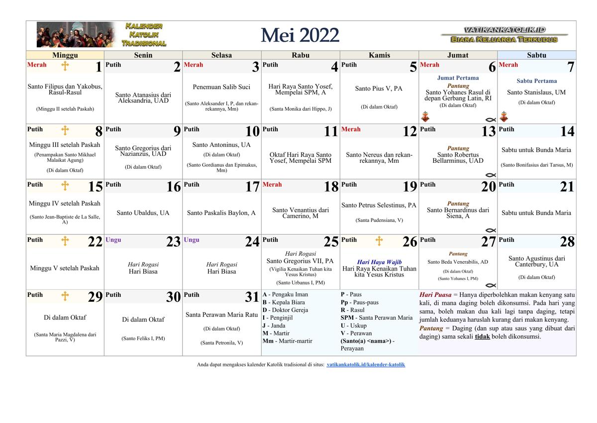 Bulan Mei 2022