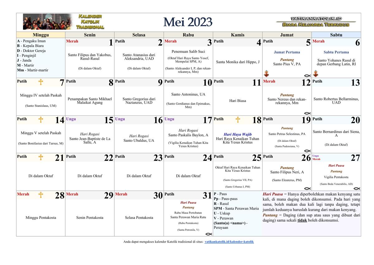Bulan Mei 2023